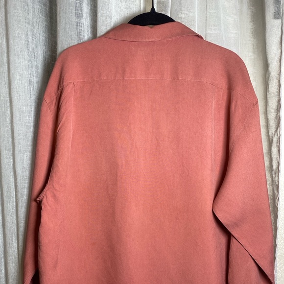 VTG Annie Alexander Top 100% Silk Pink - Picture 6 of 9